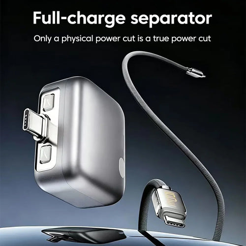 Intelligence 140W Full Charge Auto-Disconnect Charging Adapter Fast Charge Safety Separator Automatically for Type-C Devices