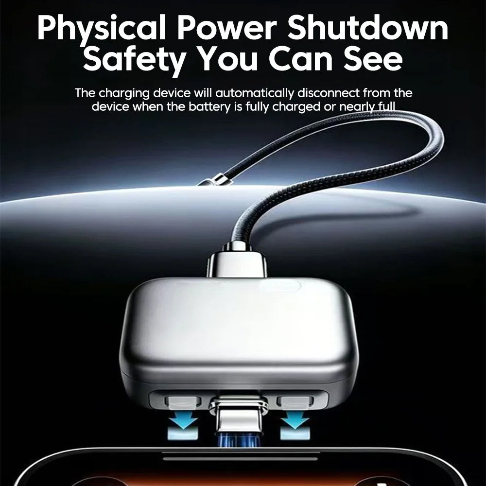 Intelligence 140W Full Charge Auto-Disconnect Charging Adapter Fast Charge Safety Separator Automatically for Type-C Devices