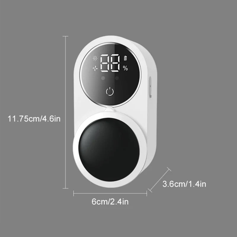 Mini Portable Rechargeable Travel Toothbrush Sterilizer Induction Switch with Charge Display UV Toothbrush Sterilizer Case
