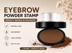 "Eyebrow Stamp Powder Kit – Waterproof Professional Brow Stencil & Enhancer"